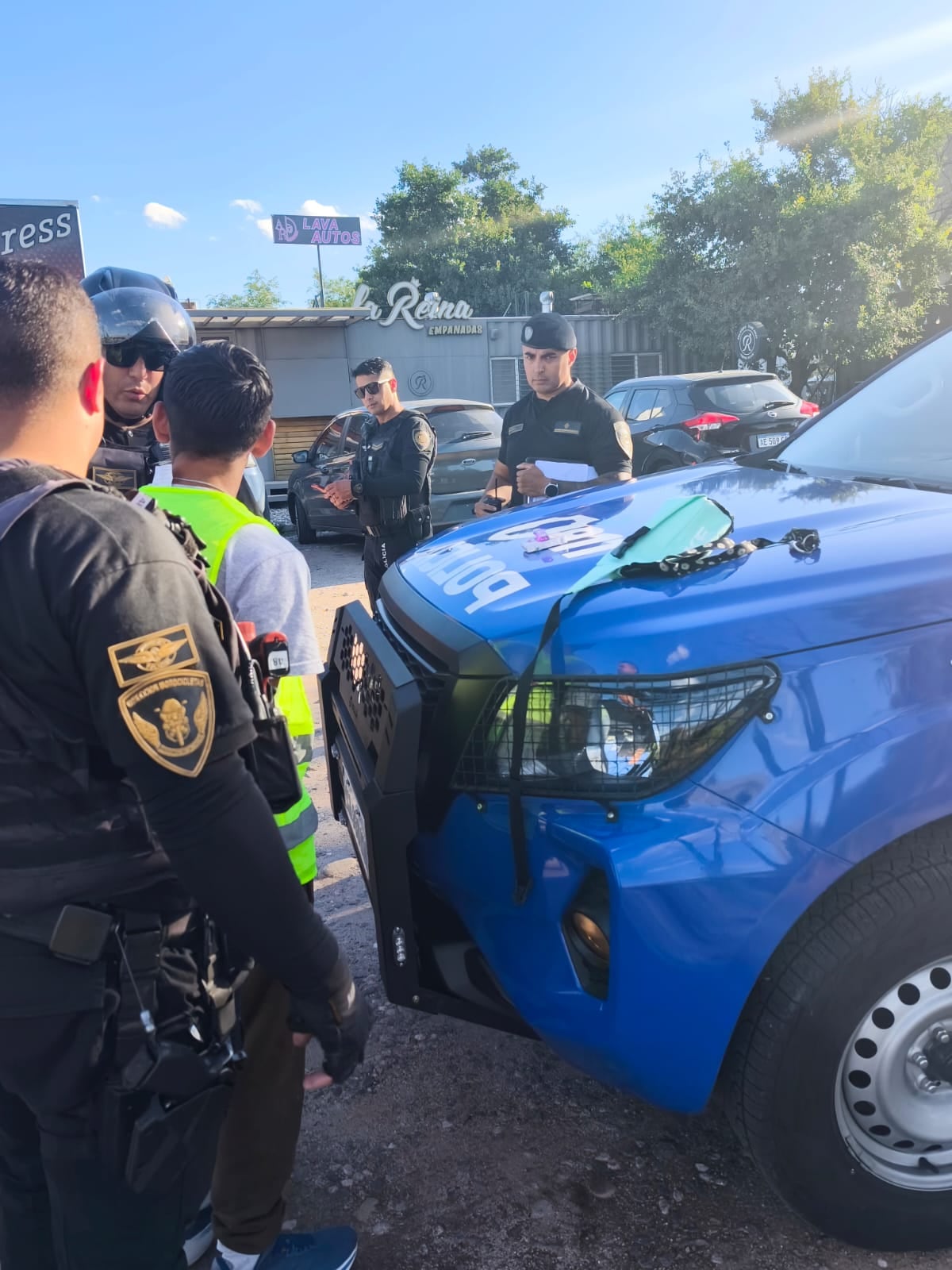 Naranjita detenido en el show de Shakira. (Policía)