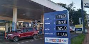 Aumento de combustibles en Puerto Iguazú: entre 11 y 16% .
