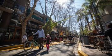 Áreas peatonales porteñas, la fórmula para disfrutar con distanciamiento al aire libre.