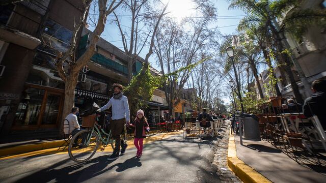 Áreas peatonales porteñas, la fórmula para disfrutar con distanciamiento al aire libre.
