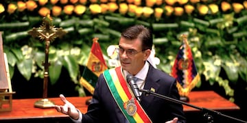 Rodrigo Paz Pereyra, presidente de Bolivia. Este lunes cumplió un mes en el cargo.