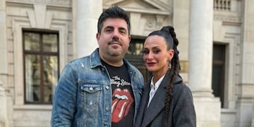 Mónica Antonópulos y Marco Antonio Caponi.