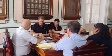 Reunión del SEOM con el intendente de Esperanza