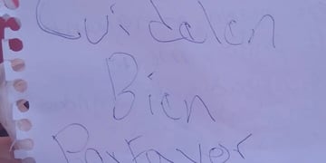 Abandonaron a un bebé recién nacido debajo de un auto y junto a una carta: "Cuídenlo bien, por favor".
