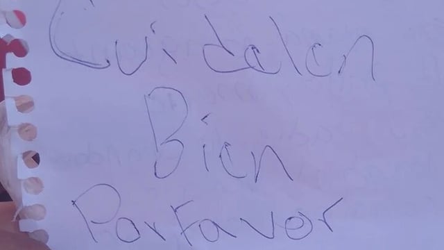 Abandonaron a un bebé recién nacido debajo de un auto y junto a una carta: "Cuídenlo bien, por favor".