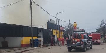 Incendio Supermercado en La Francia