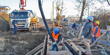 Tolhuin: avanza la construcción de nuevas estaciones elevadoras para el sistema cloacal
