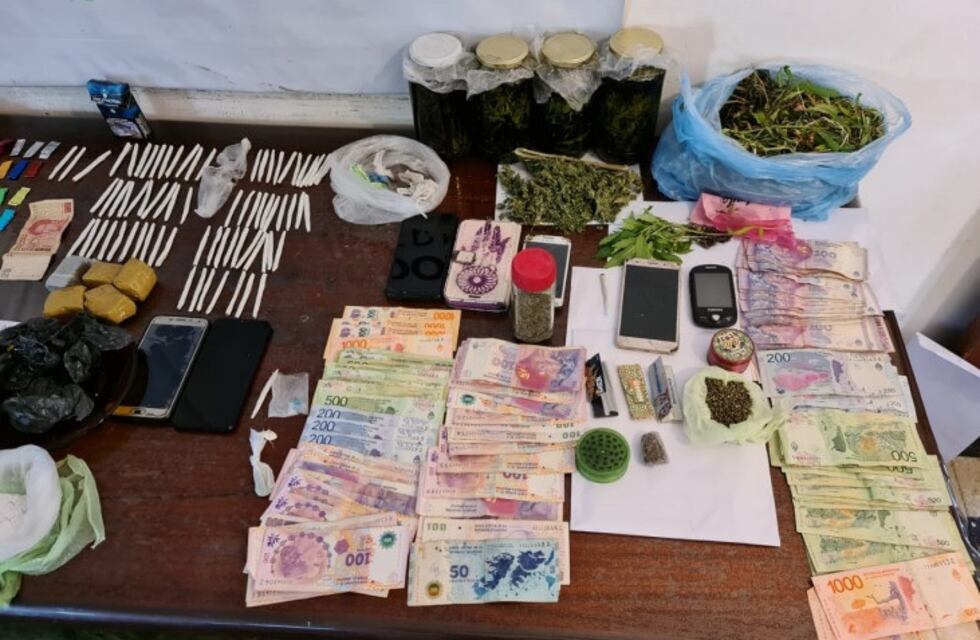 Detienen en el Valle de Uco a 8 personas por venta de drogas