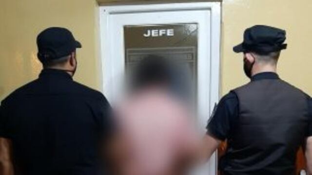 Guaraní: fue tenido luego de amenazar con prender fuego la vivienda con su familia adentro