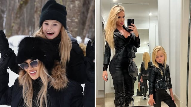 Aseguran que Luciana Salazar modifica con filtros la cara de su hija Matilda en las fotos