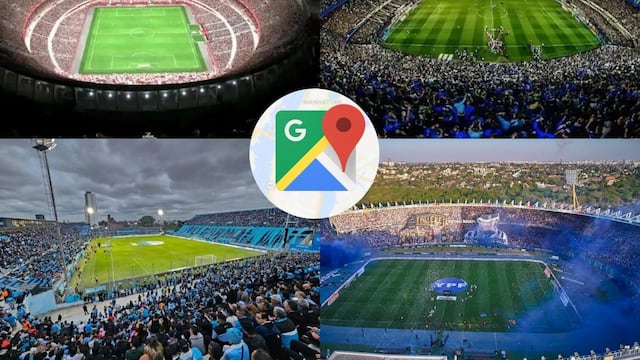 Google Maps calificó los estadios del fútbol argentino.