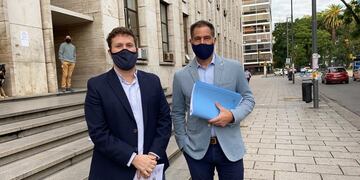 Federico Angelini en Tribunales provinciales. (@fangelini)