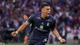 Así se grita un gol, que puede ser el de la salvación de Talleres. Lo hizo Ulises Ortegoza, para el 1 a 0 sobre Platense.