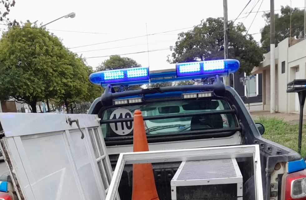 Sujeto aprehendido por robo en una obra en construcción