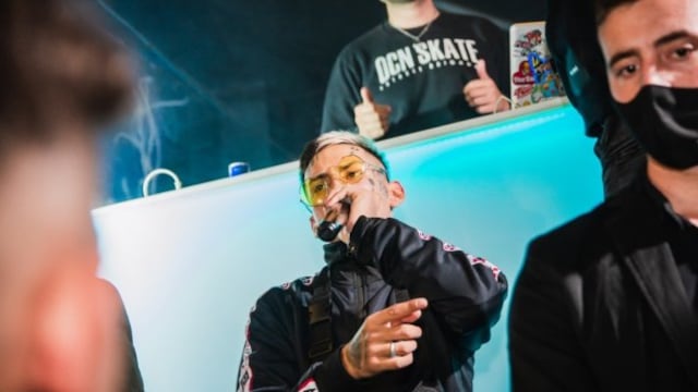 L-Gante estuvo anoche y volverá hoy a presentarse en Slice Disco