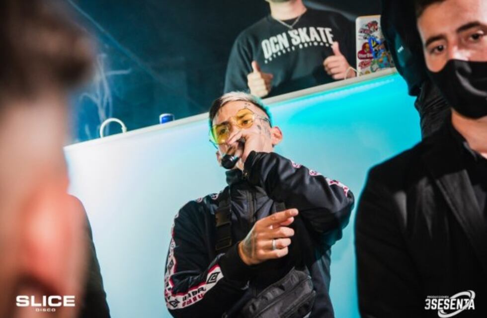 L-Gante estuvo anoche y volverá hoy a presentarse en Slice Disco