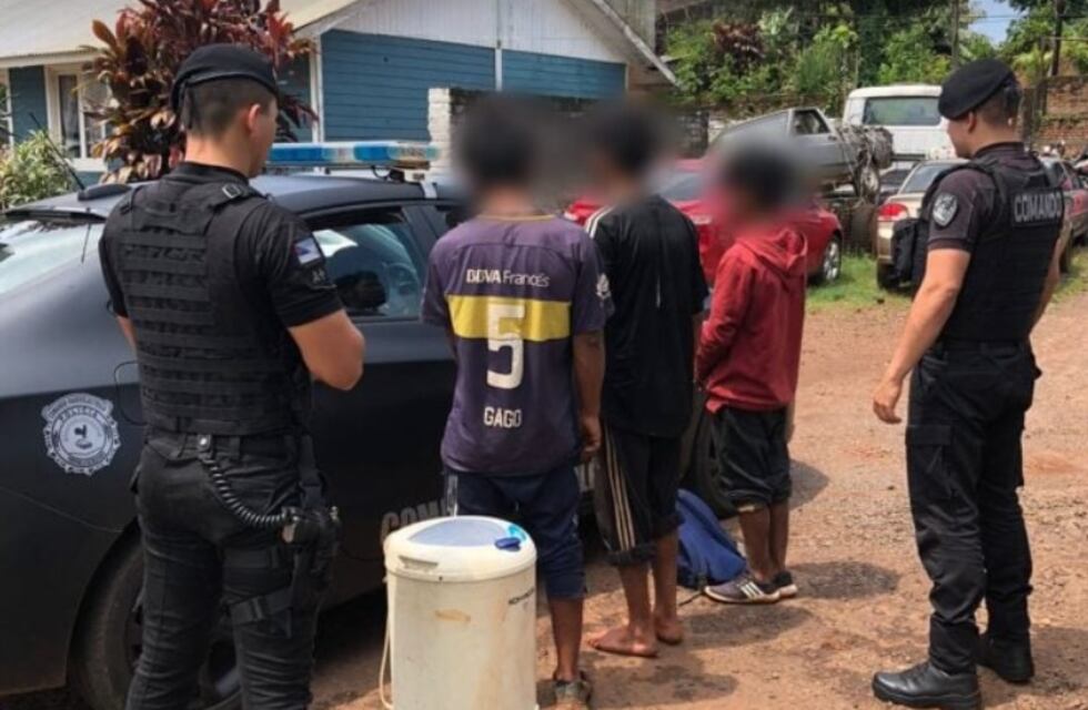 Oberá: tres hermanos detenidos tras una investigación por robo