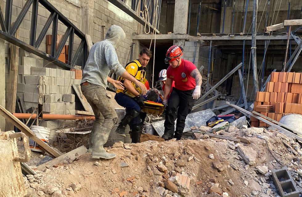 Seis heridos por un derrumbe en un templo evangélico en Nueva Córdoba