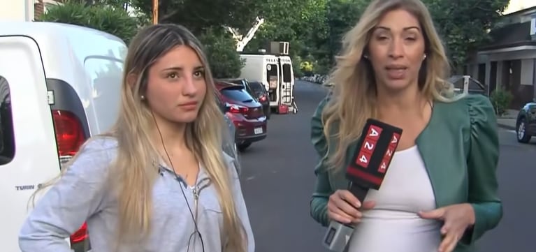 Agustina reveló el violento episodio que vivió con su vecino.