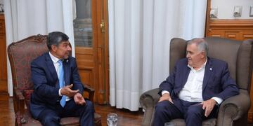 Analizaron el gobernador Jaldo, el vicegobernador Acevedo