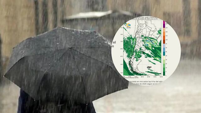 Emiten una alerta amarilla por el avance de frente frío con tormentas para Entre Ríos