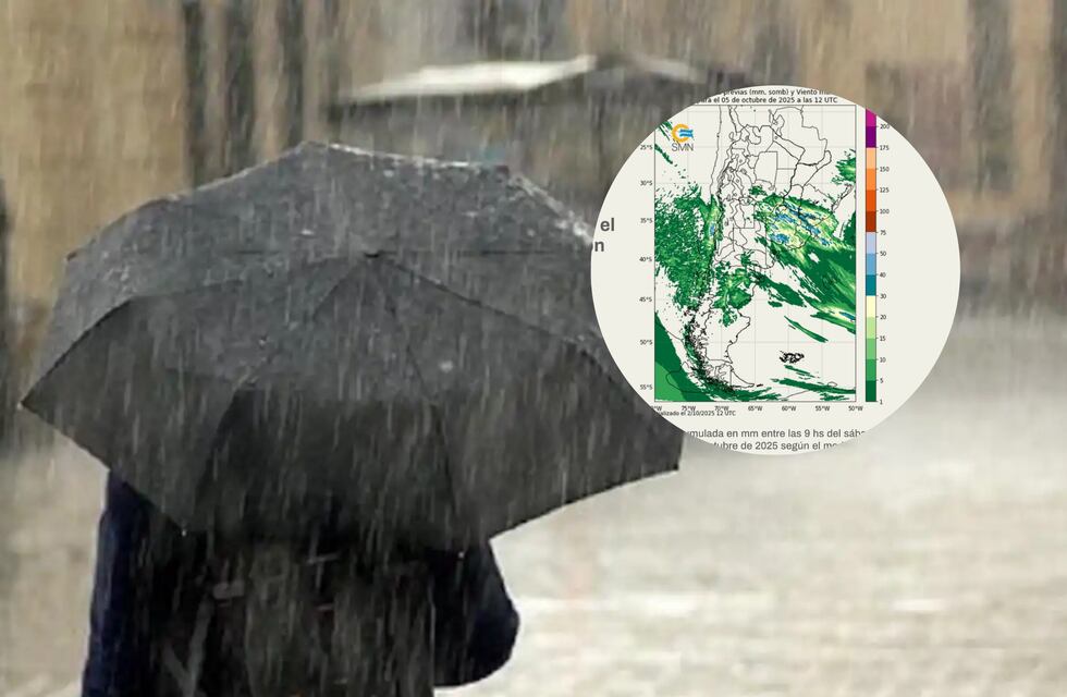 Emiten una alerta amarilla por el avance de frente frío con tormentas para Entre Ríos