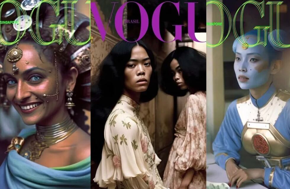 No existen pero llegaron a la tapa de Vogue: así son las modelos creadas por Inteligencia Artificial