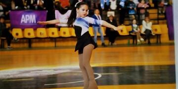 Naomi Cuello patinadora de Maipú.