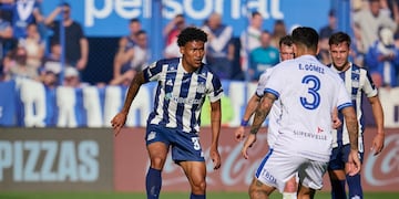 El brasileño Rick, uno de los tres puntas que Talleres pondría en cancha ante Platense.