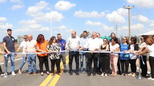 Se inauguraron las obras de pavimentación la Ruta Provincial Nº 63, en el tramo de 12.142 metros entre Colonia Margarita y la ruta Provincial Nº 13