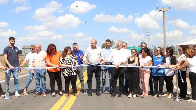 Se inauguraron las obras de pavimentación la Ruta Provincial Nº 63, en el tramo de 12.142 metros entre Colonia Margarita y la ruta Provincial Nº 13