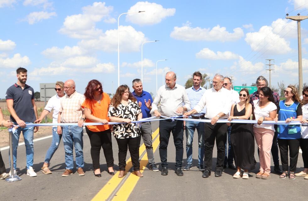 Inauguraron la ruta 63 entre Colonia Margarita y María Juana