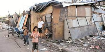 Pobreza infantil en Concordia.