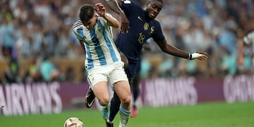 Julián Álvarez se refirió al trascendental encuentro contra Francia. (AP)