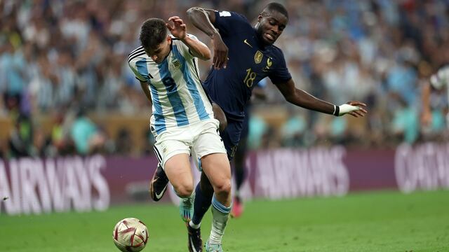 Julián Álvarez se refirió al trascendental encuentro contra Francia. (AP)