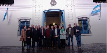 Estuvieron reunidos en esta ciudad en la sede de la UNT