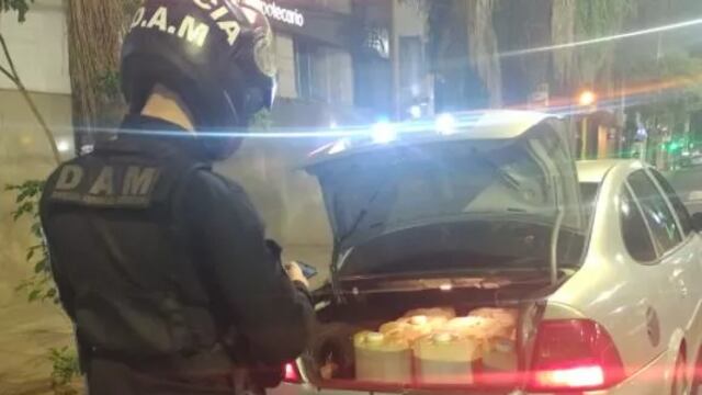 Contrabando de combustible en Posadas: hay un detenido.