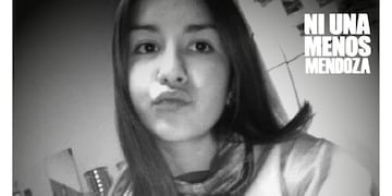 El pedido de Justicia por Florencia Romano por parte de Ni Una Menos Mendoza. (Gentileza/ Ni una menos)