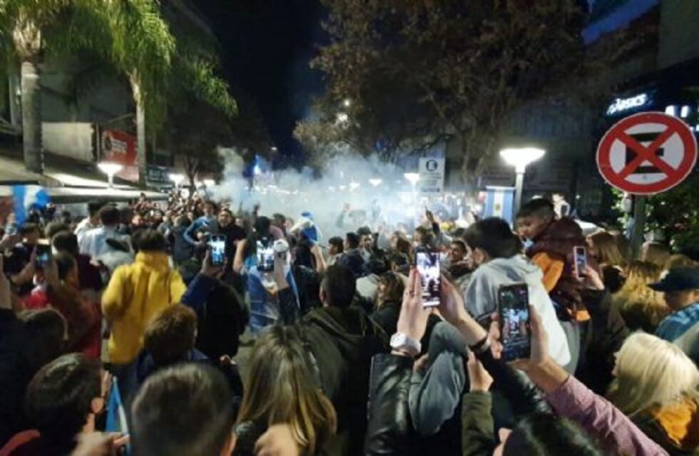 Argentina Campeón de América: festejos en Carlos Paz