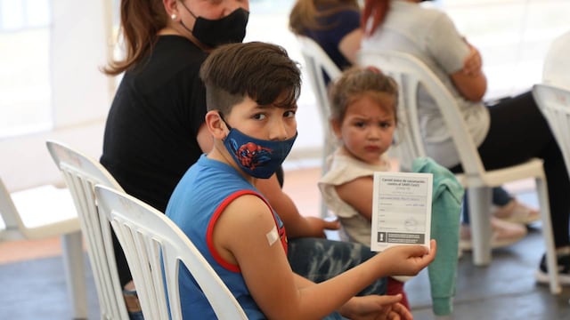 Comenzó la vacunación a chicos de 3 a 11 años