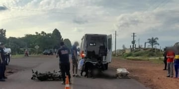 Los Helechos: falleció el individuo embestido por un automóvil.