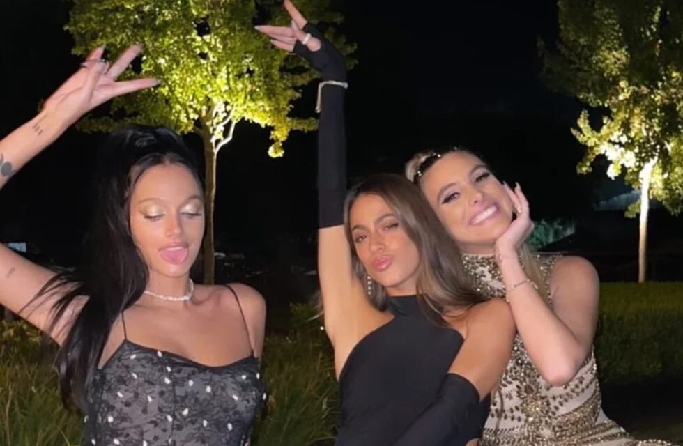Emilia Mernes, Tini y Oriana estuvieron presentes en el casamiento de Ricky Montaner y Stefi Roitman