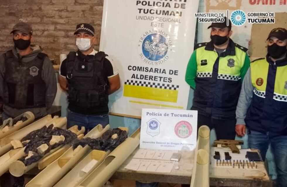 Más de tres kilos de cocaína fueron encontrados en las paredes de una vivienda blindada durante un allanamiento