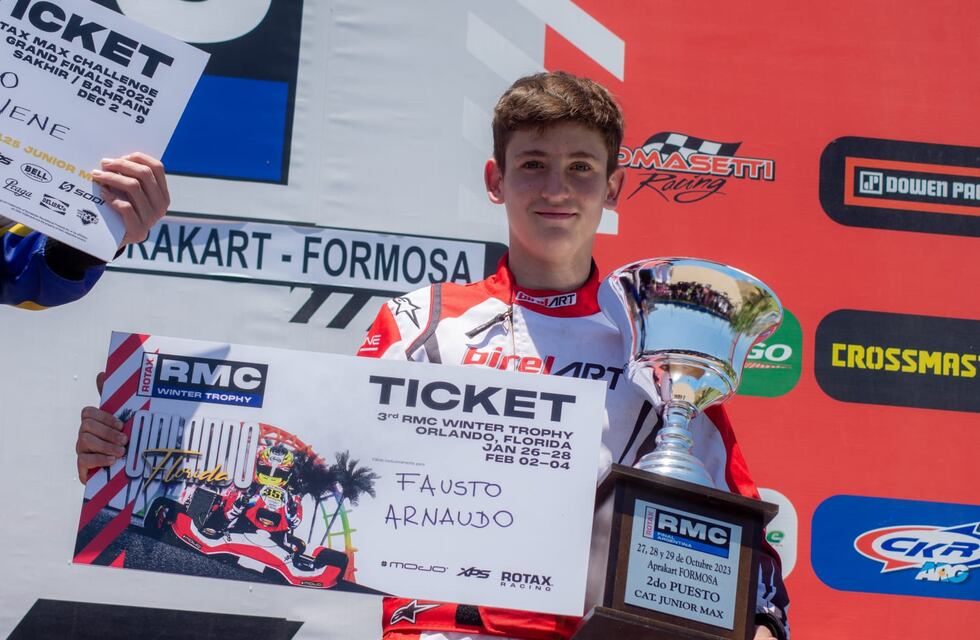 Fausto Arnaudo fue subcampeón de la RMC Final Argentina 2023 en Formosa