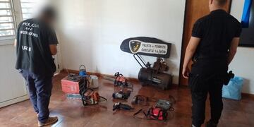 9 de Julio: recuperan más objetos robados del aserradero.