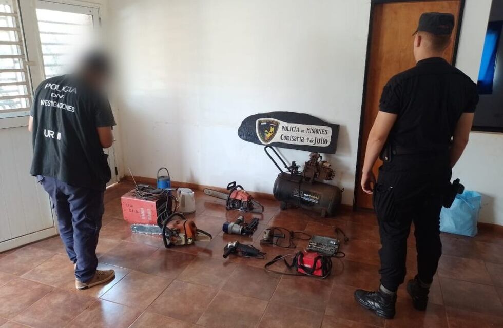 9 de Julio: recuperan más objetos robados del aserradero