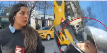 Robo en vivo a un equipo de C5N
