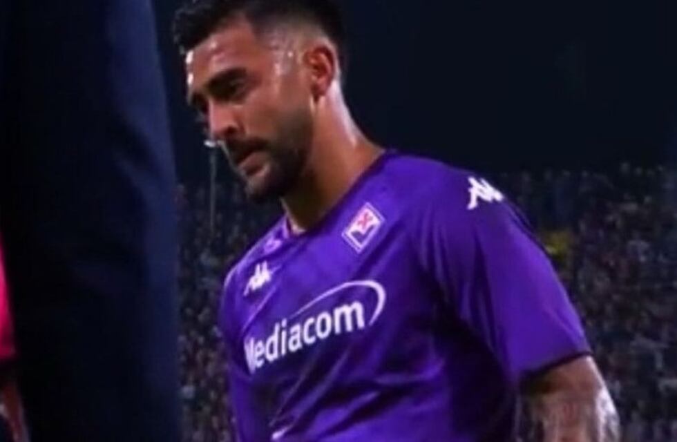 Alerta Scaloni: Nicolás González pidió el cambio y salió llorando en Fiorentina-Inter