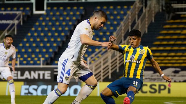 Rosario Central y Boca igualan 1-1 en la décima fecha de la Liga Profesional.