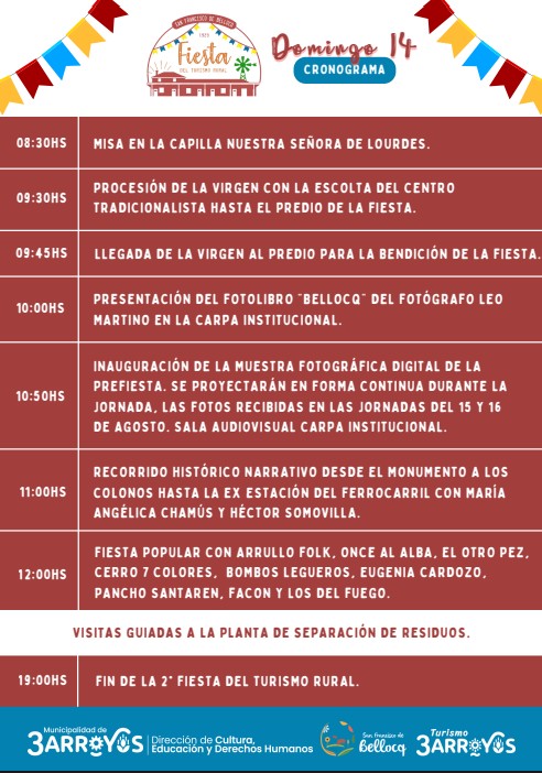 2ª Fiesta del Turismo Rural este fin de semana en San Francisco de Bellocq